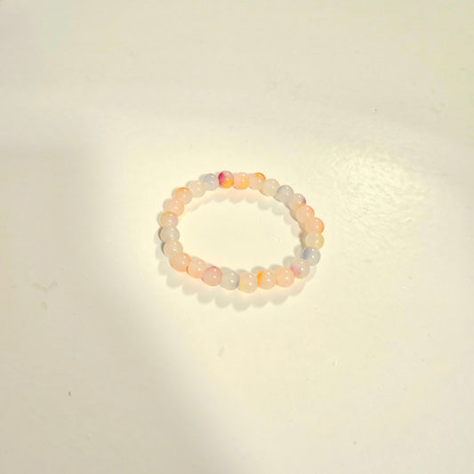 Tropical glass bracelet